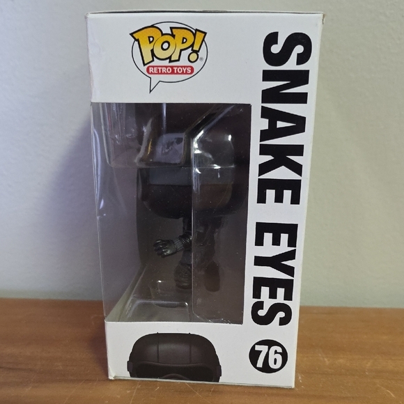 Funko Pop! G.I. Joe Snake Eyes Black Vinyl Figure - Picture 4 of 6